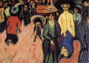 Ernst Ludwig Kirchner The Street Sweden oil painting artist
